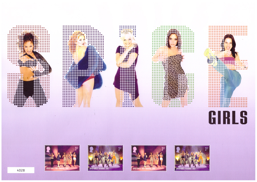 (image for) 2024 Spice Girls - Brit Awards Stamps Royal Mail Fan Sheet